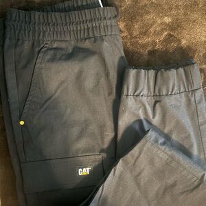 Mens Black caterpillar jogger Pants